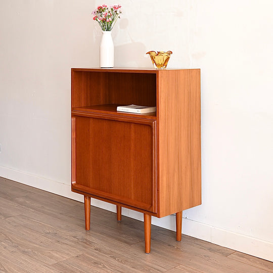 Mid Century Teak Sideboard Buffet Cabinet by Chiswell