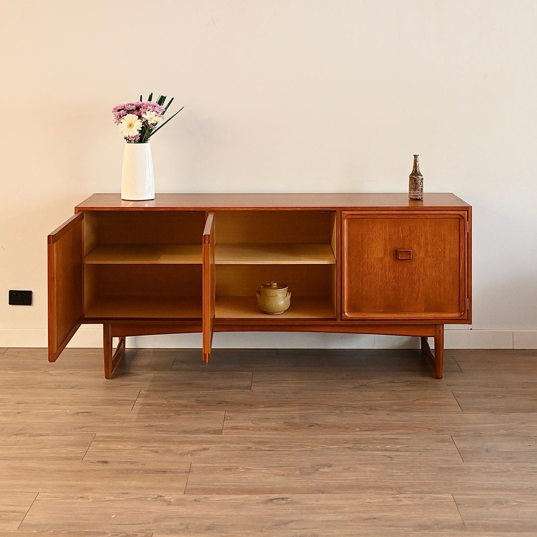 Parker Teak Mid Century Sideboard Buffet