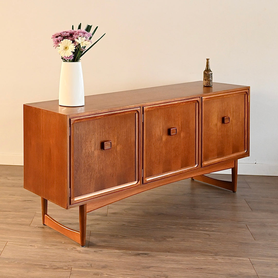 Parker Teak Mid Century Sideboard Buffet