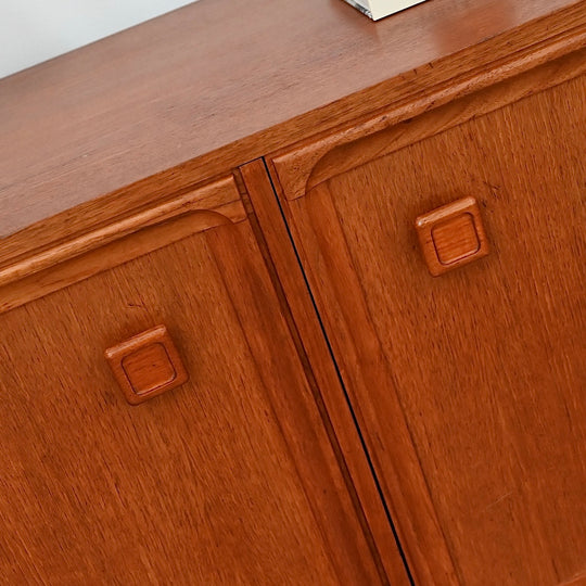 Parker Teak Mid Century Sideboard Record LP Cabinet