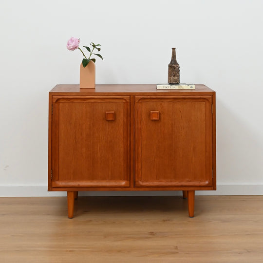 Parker Teak Mid Century Sideboard Record LP Cabinet