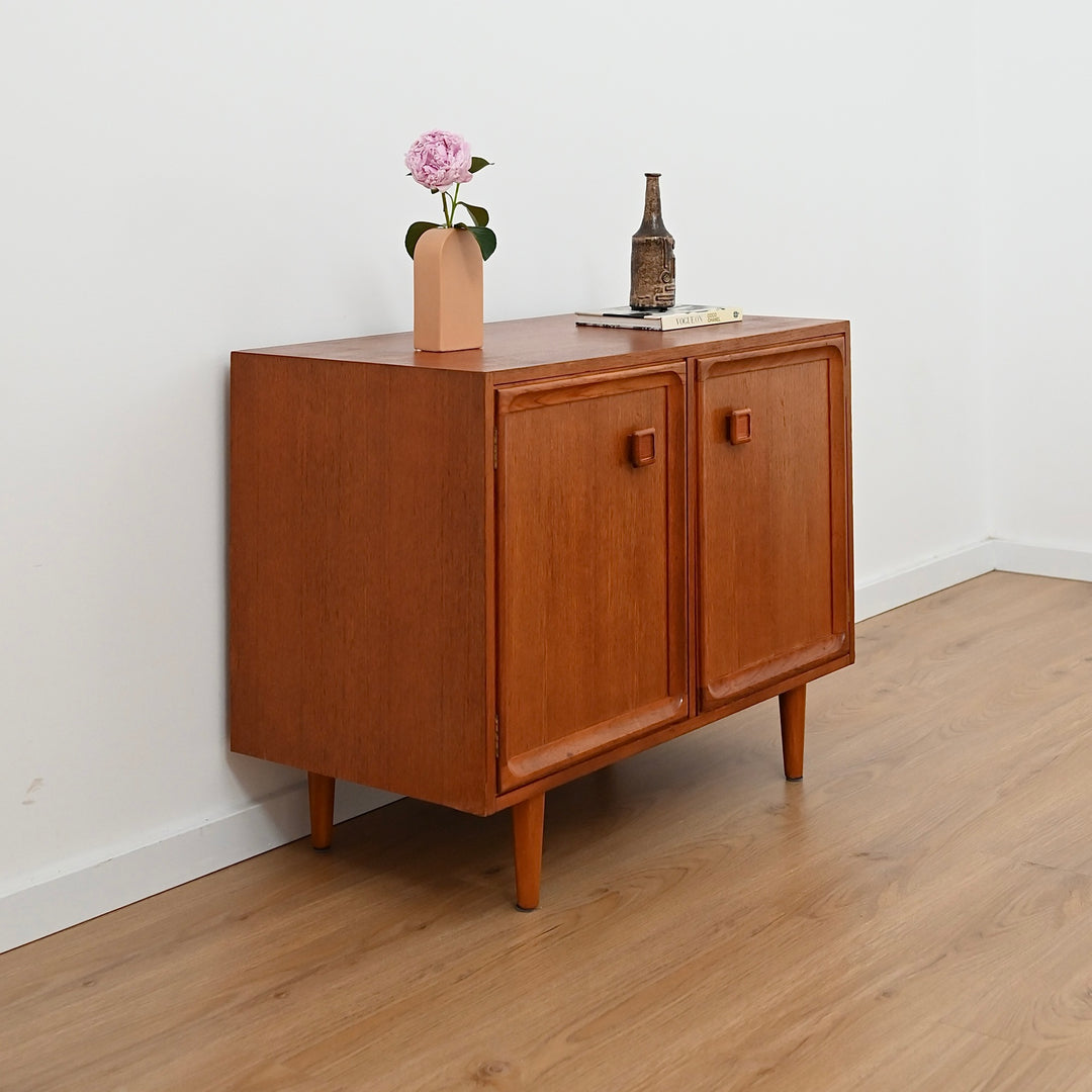 Parker Teak Mid Century Sideboard Record LP Cabinet