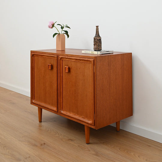 Parker Teak Mid Century Sideboard Record LP Cabinet