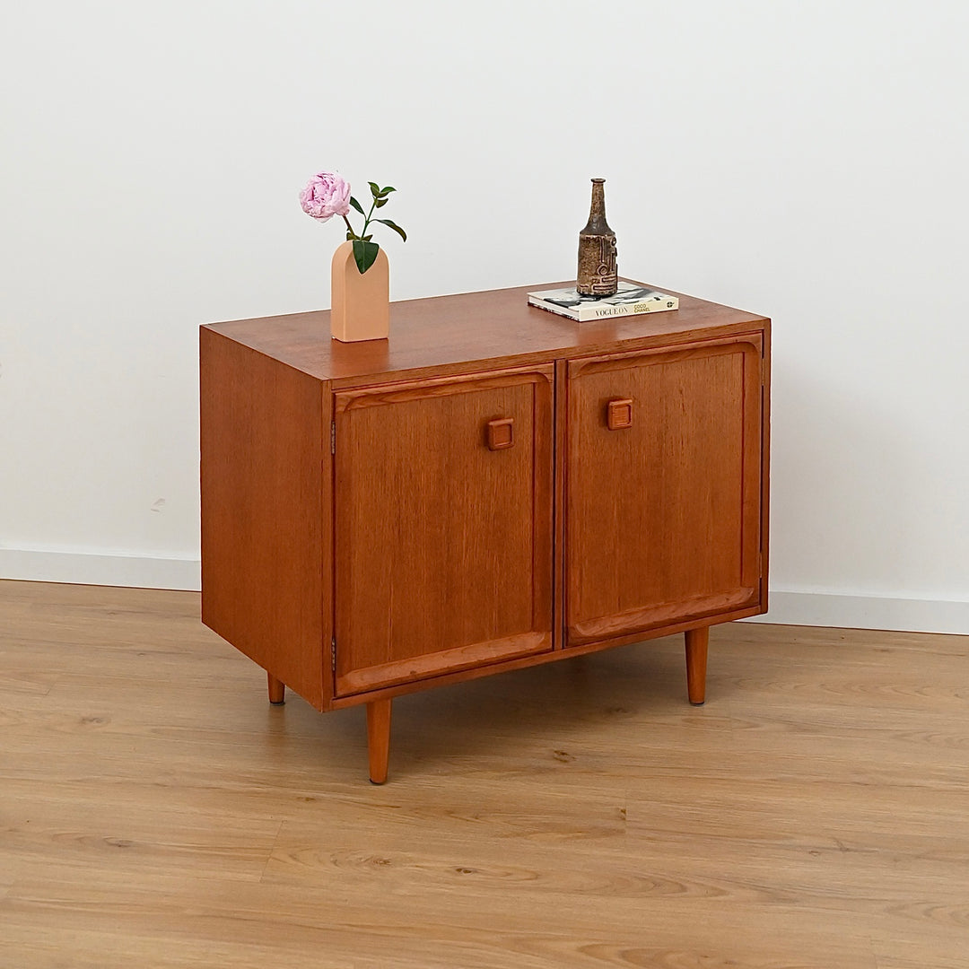 Parker Teak Mid Century Sideboard Record LP Cabinet