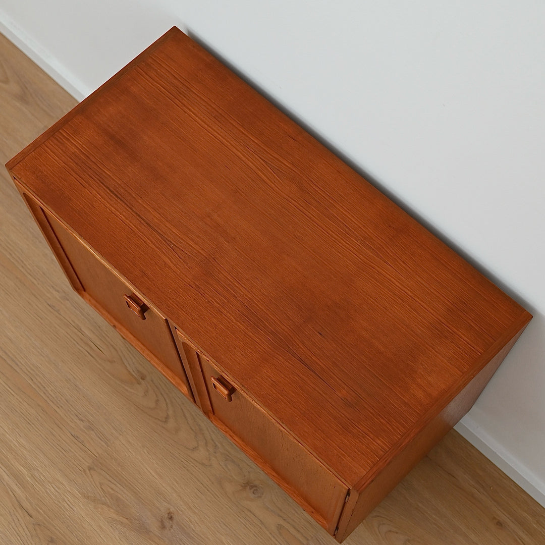 Parker Teak Mid Century Sideboard Record LP Cabinet
