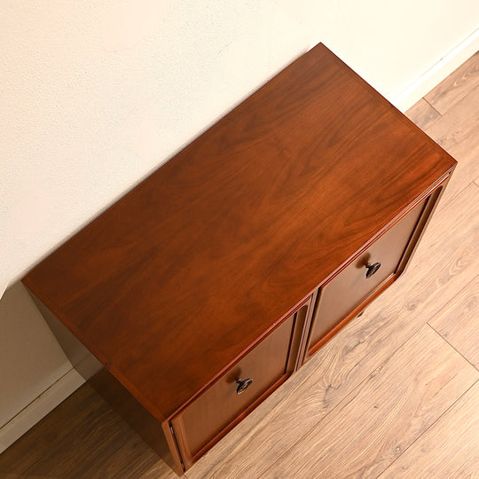 Parker Mid Century Walnut Sideboard LP Record Cabinet