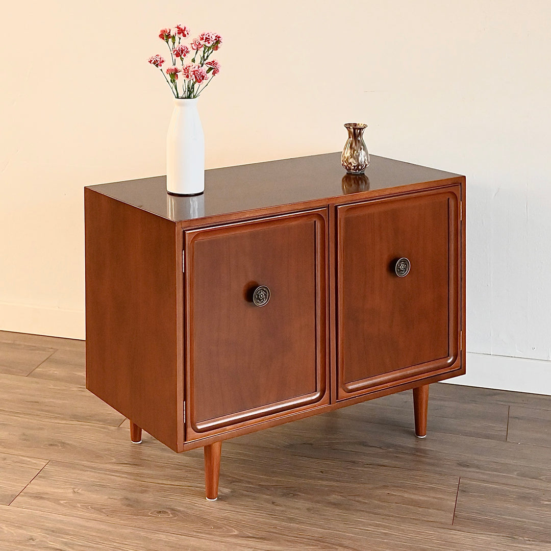 Parker Mid Century Walnut Sideboard LP Record Cabinet