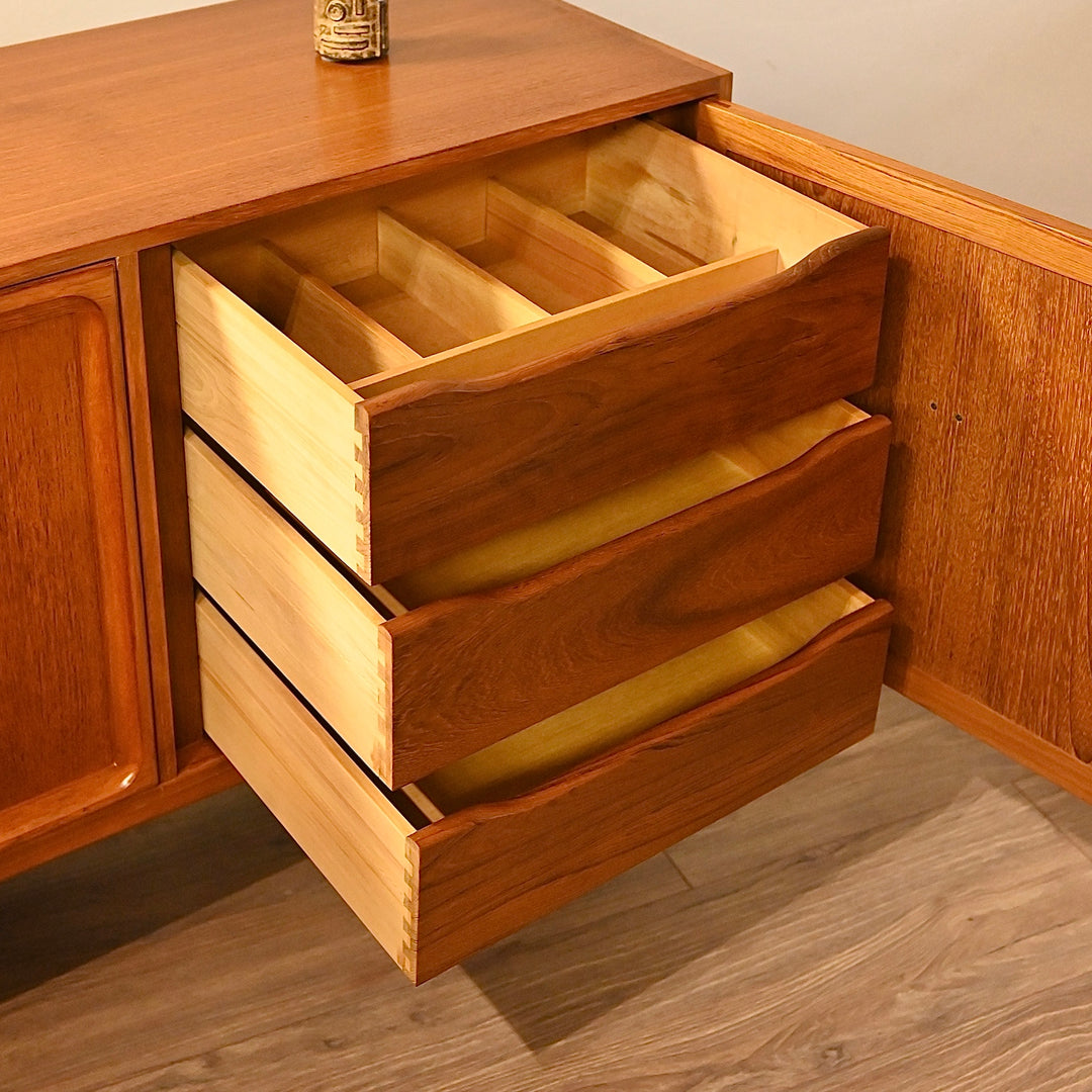 Parker Teak Mid Century Sideboard Buffet