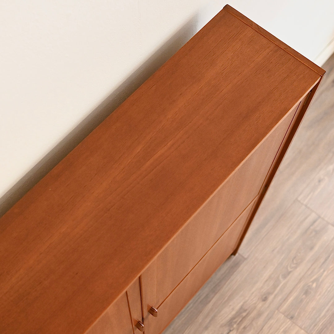 Parker Teak Wall Unit Cabinet Hutch 