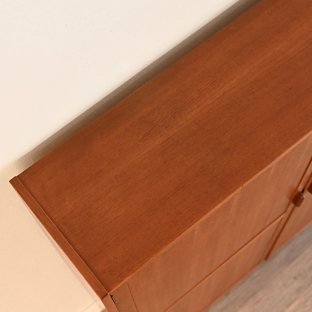 Parker Teak Wall Unit Cabinet Hutch 
