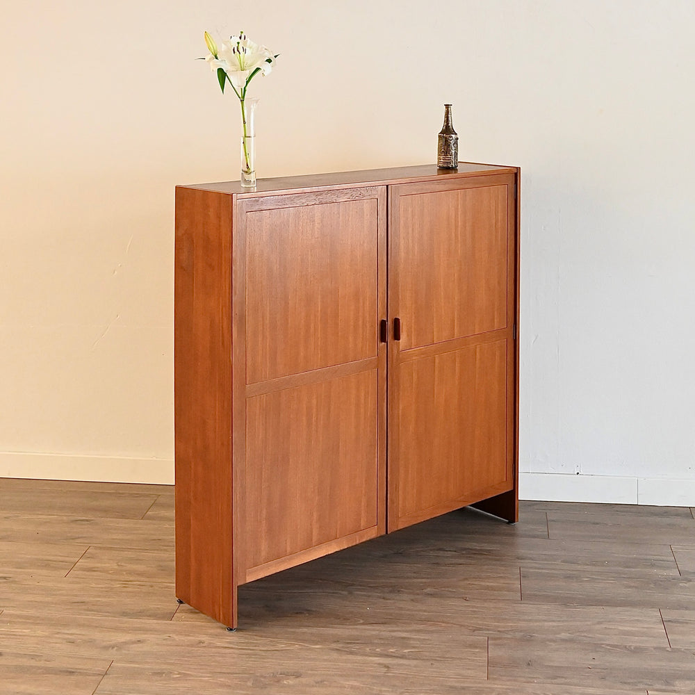 Parker Teak Wall Unit Cabinet Hutch 