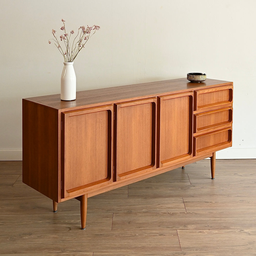 Mid Century Teak 'Koben' Sideboard LP Record Cabinet by Chiswell