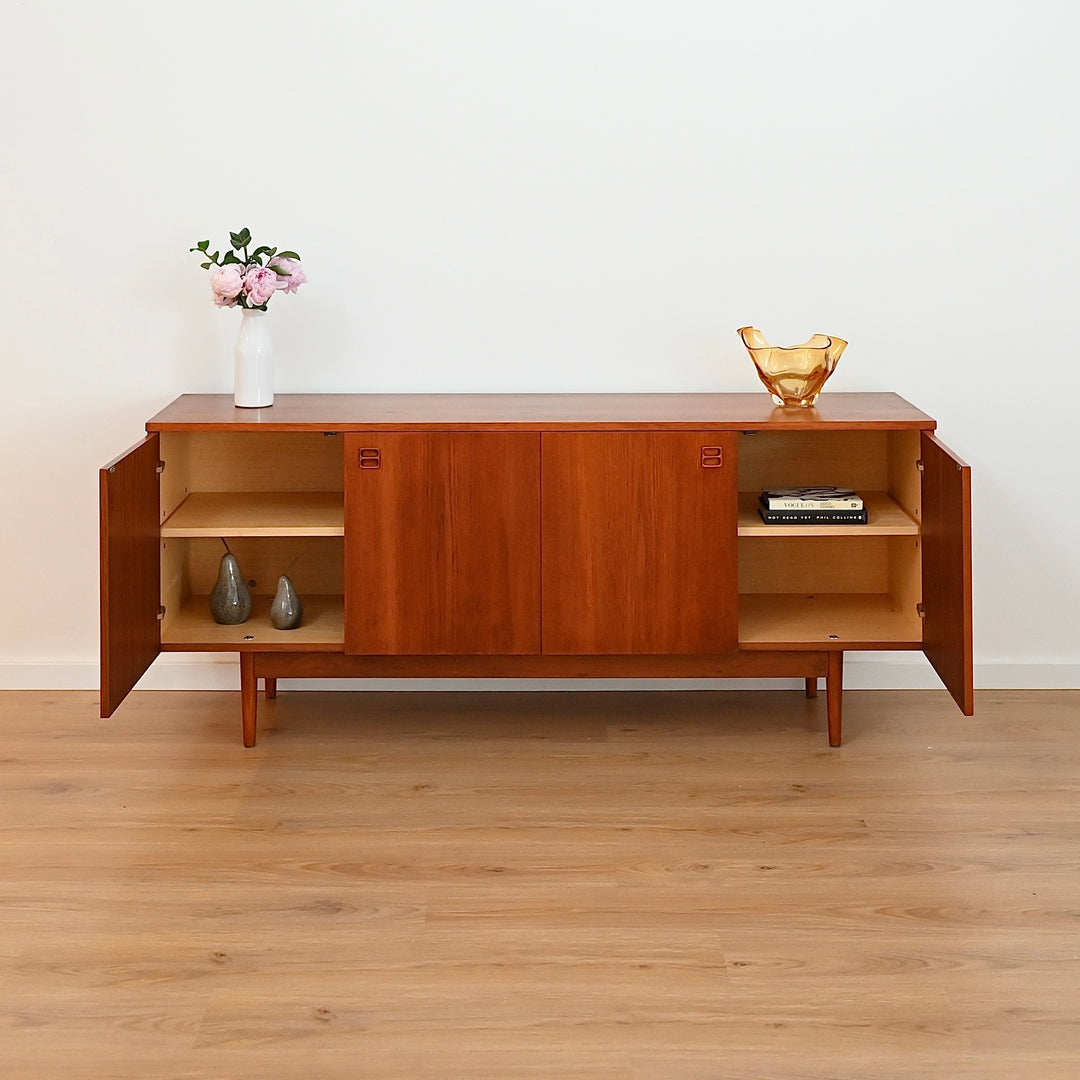 Mid Century Teak Sideboard Credenza by Wrightbilt VIC - Refinished