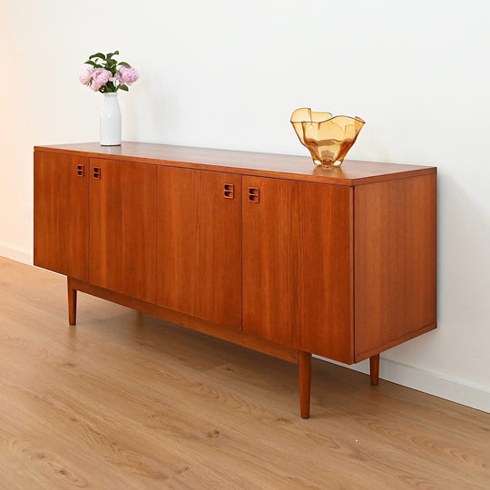 Mid Century Teak Sideboard Credenza by Wrightbilt VIC - Refinished