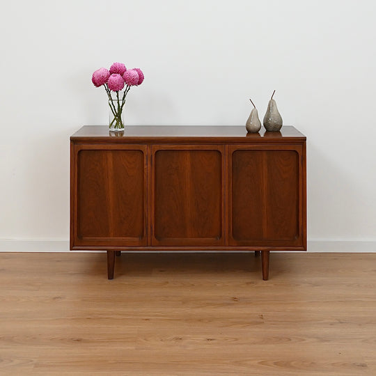 Mid Century Walnut Sideboard Buffet by Chiswell