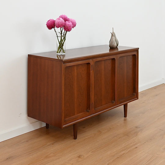 Mid Century Walnut Sideboard Buffet by Chiswell