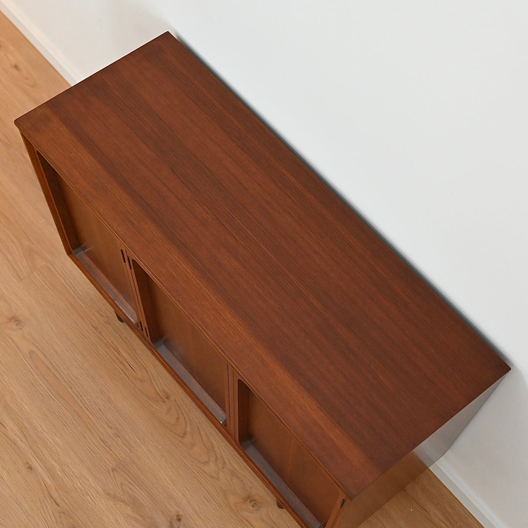 Mid Century Walnut Sideboard Buffet by Chiswell