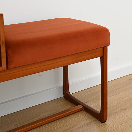 Mid Century Parker Teak Telephone Table Console Table