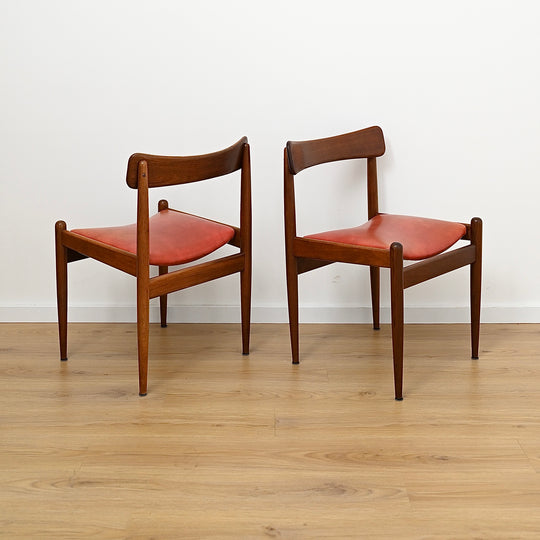 6 x Mid Century Parker Nordic (#105) Dining Chairs