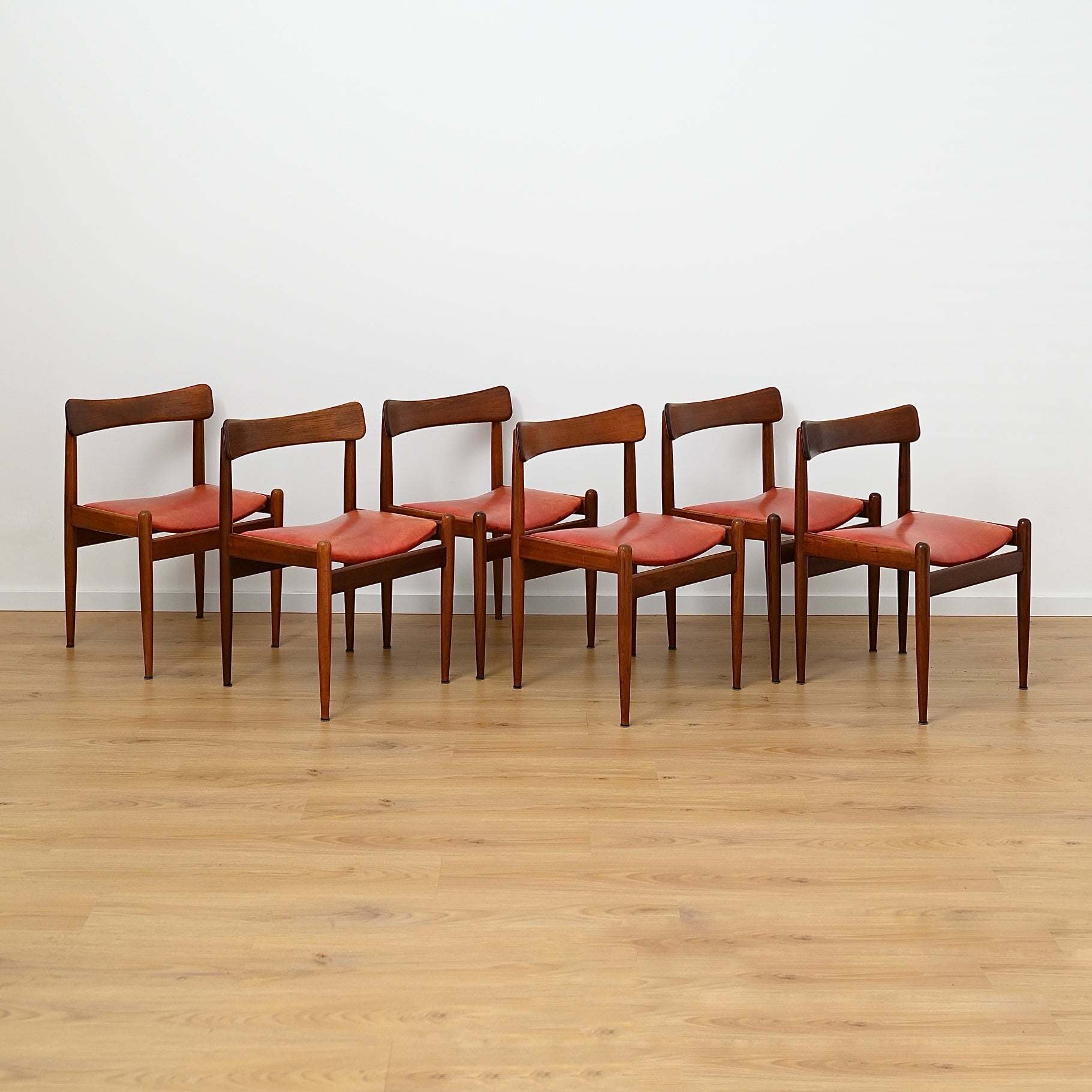 6 x Mid Century Parker Nordic (#105) Dining Chairs