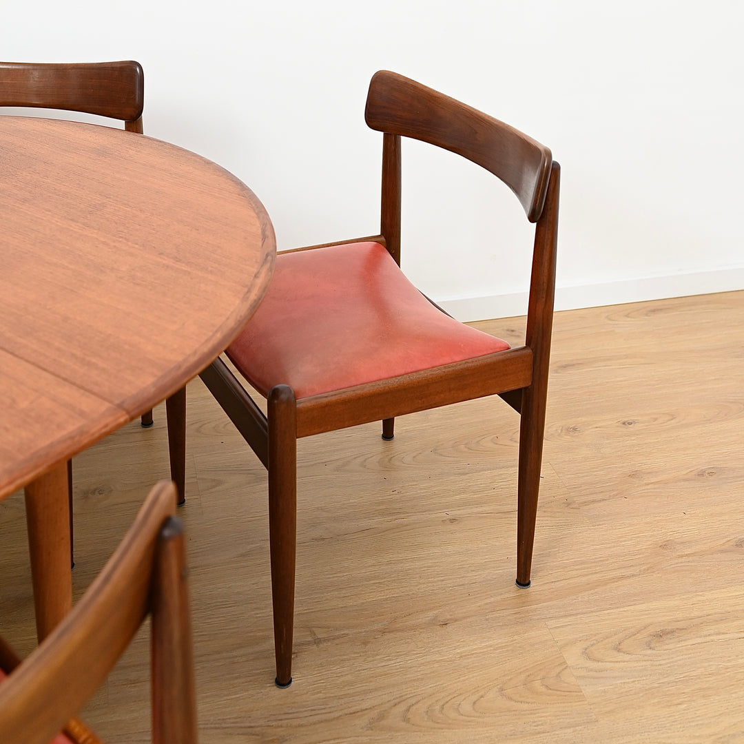 6 x Mid Century Parker Nordic (#105) Dining Chairs