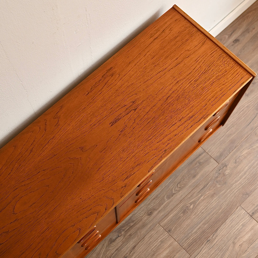 Parker Nordic Teak Dresser Drawers Low Boy