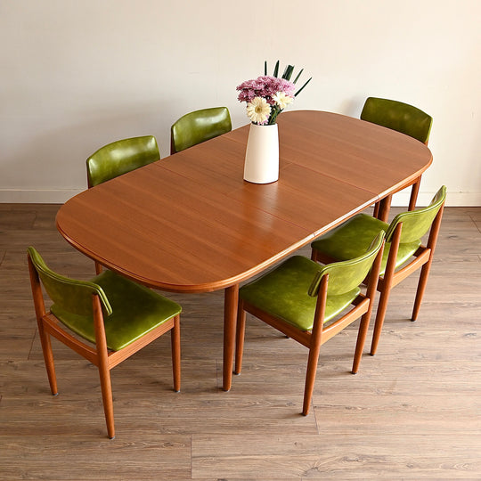 Mid Century Teak Extendable Dining Table by Chiswell