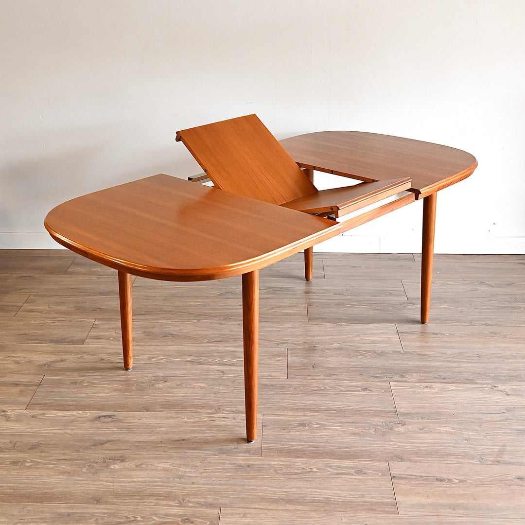 Mid Century Teak Extendable Dining Table by Chiswell