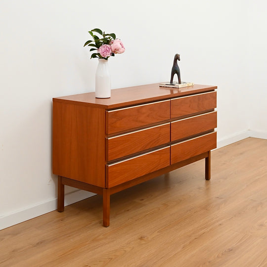 Mid Century Teak “Fleredo” Dresser Drawers by Fler