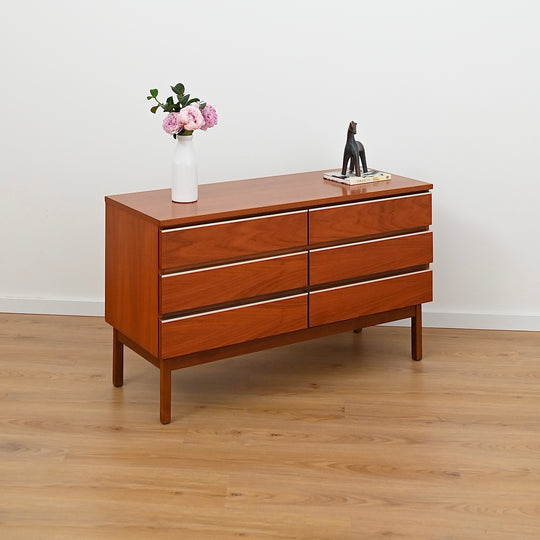 Mid Century Teak “Fleredo” Dresser Drawers by Fler
