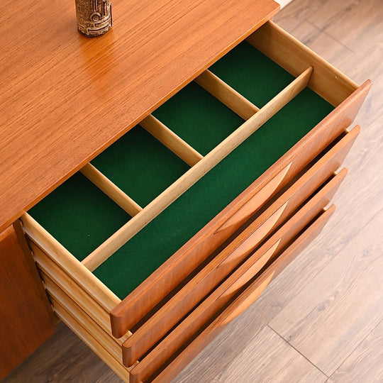 Mid Century Teak Sideboard Buffet by Cressy