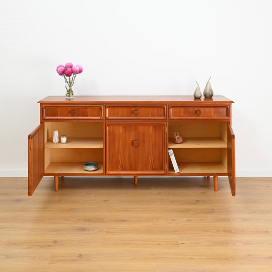Parker Mid Century Teak Sideboard Buffet - Refinished