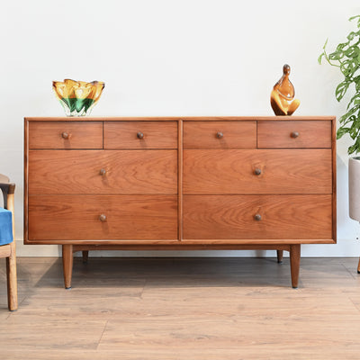 Mid Century Oak Sideboard Dresser Drawers