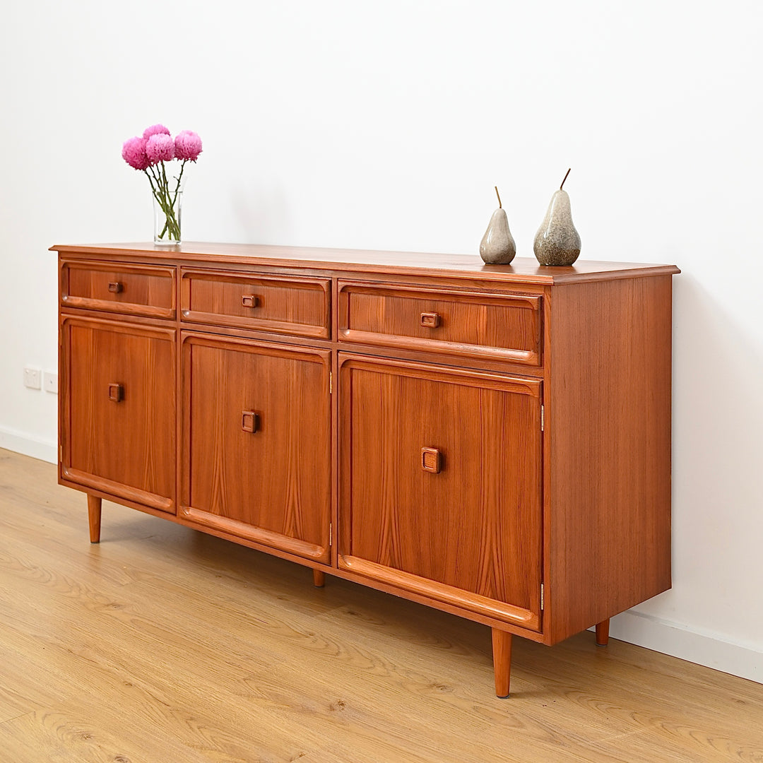 Parker Mid Century Teak Sideboard Buffet - Refinished