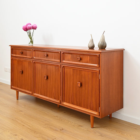 Parker Mid Century Teak Sideboard Buffet - Refinished