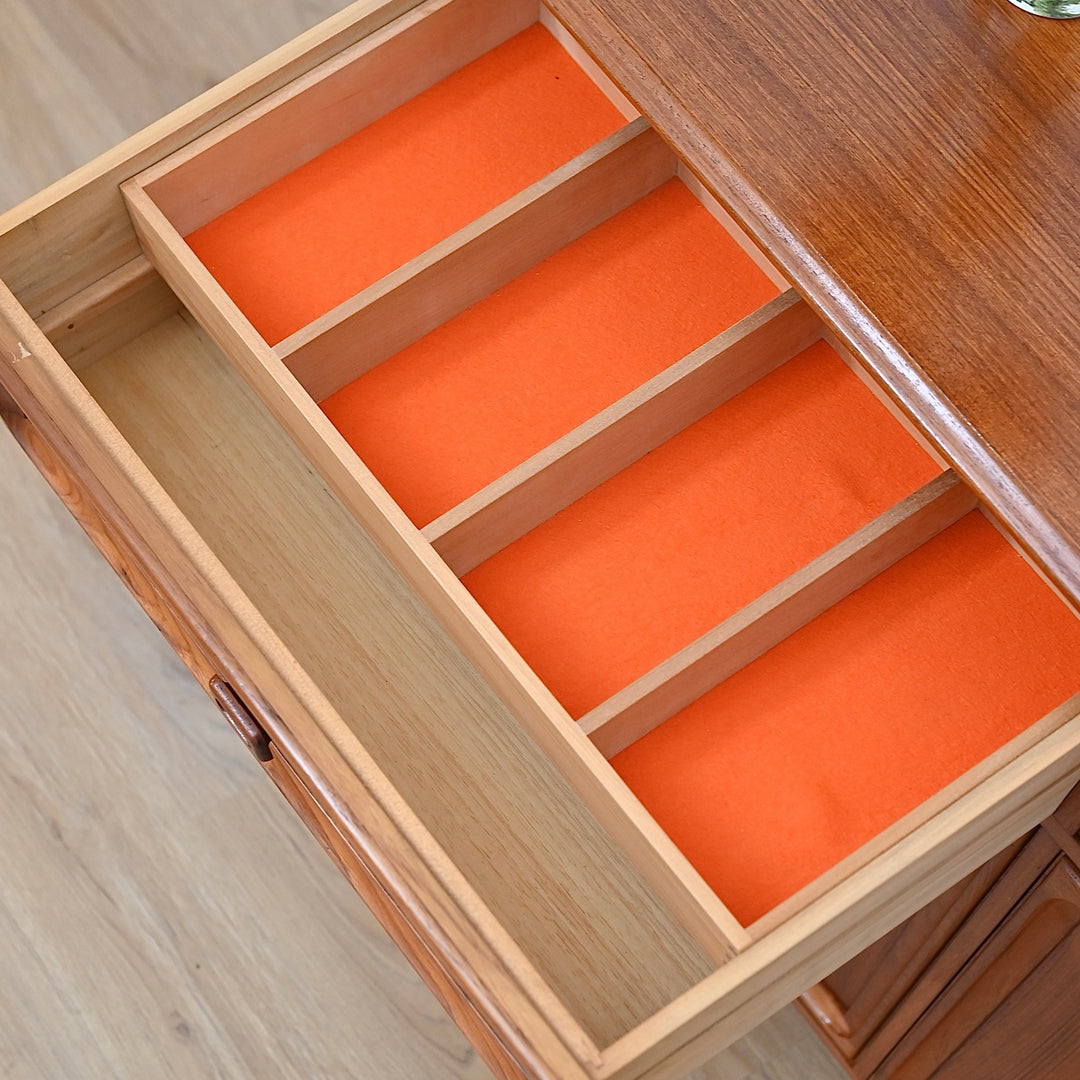 Parker Mid Century Teak Sideboard Buffet - Refinished