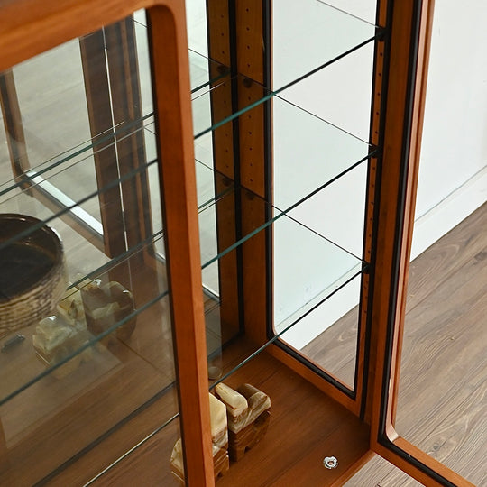 Mid Century Teak Sideboard Display Cabinet by Chiswell