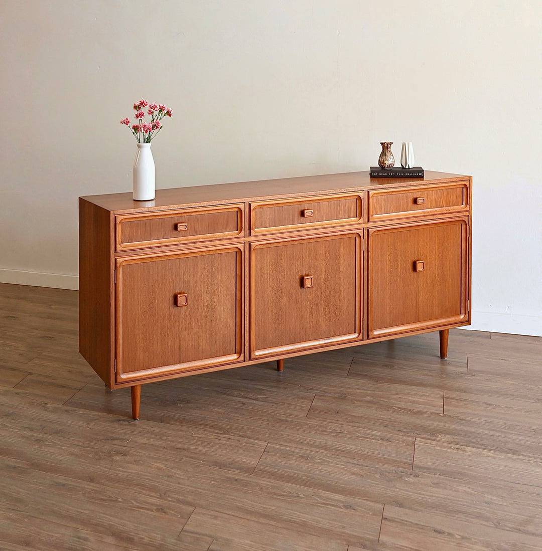Parker Teak Mid Century Sideboard Buffet