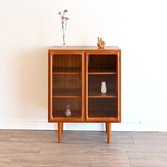 Mid Century Teak Sideboard Display Cabinet by Chiswell