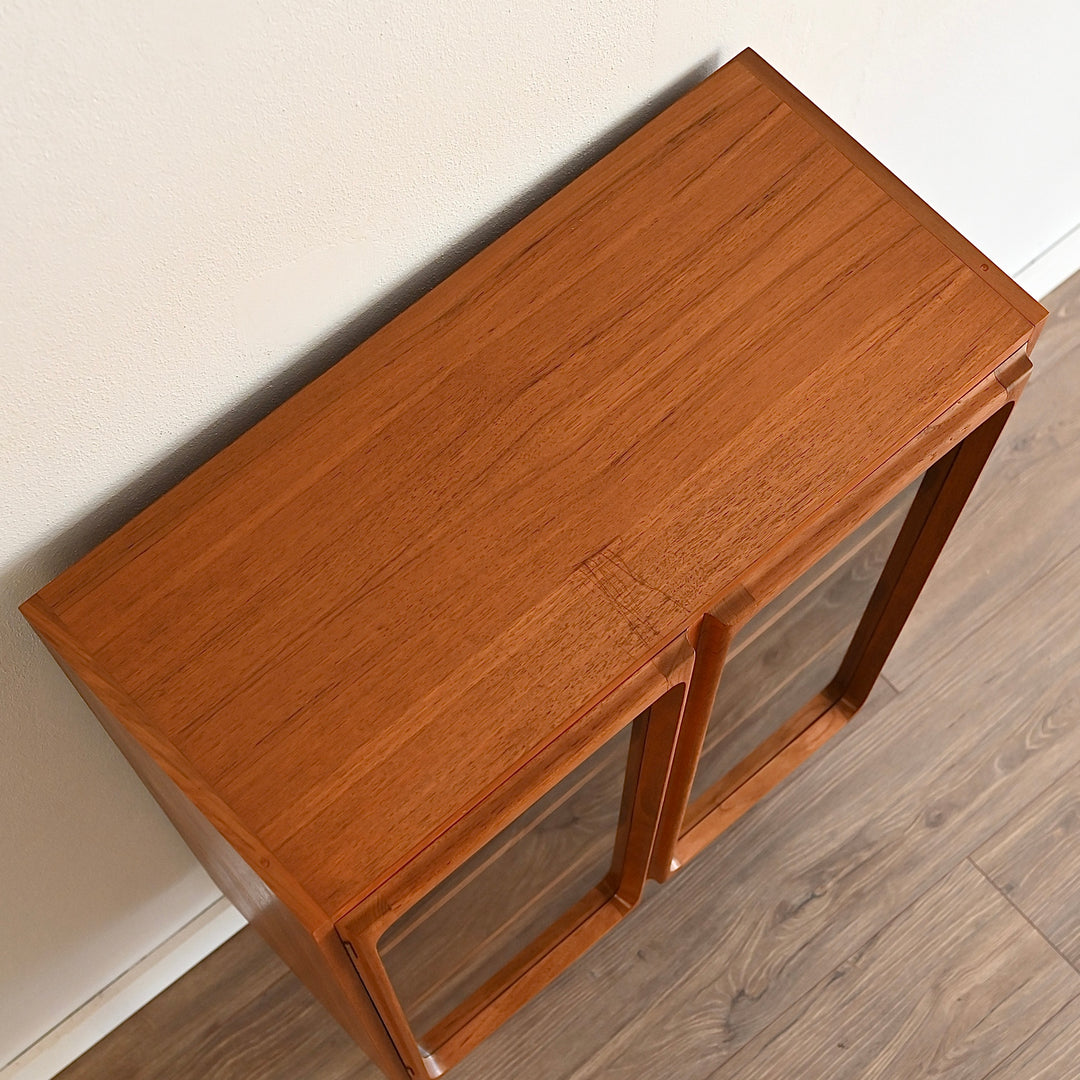 Mid Century Teak Sideboard Display Cabinet by Chiswell