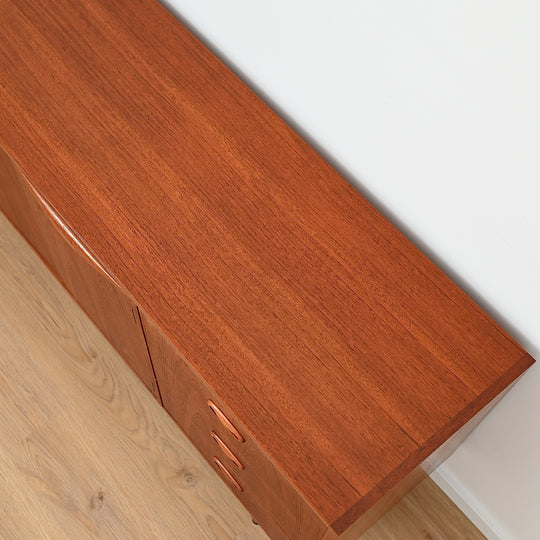 Mid Century Teak Sideboard Buffet Cabinet by Chiswell - Refinished