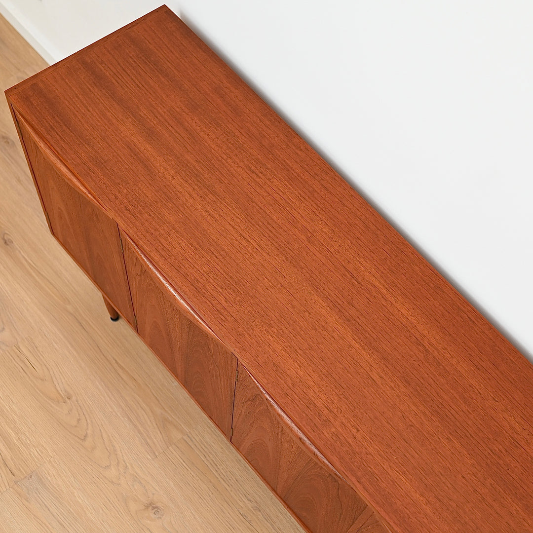 Mid Century Teak Sideboard Buffet Cabinet by Chiswell - Refinished