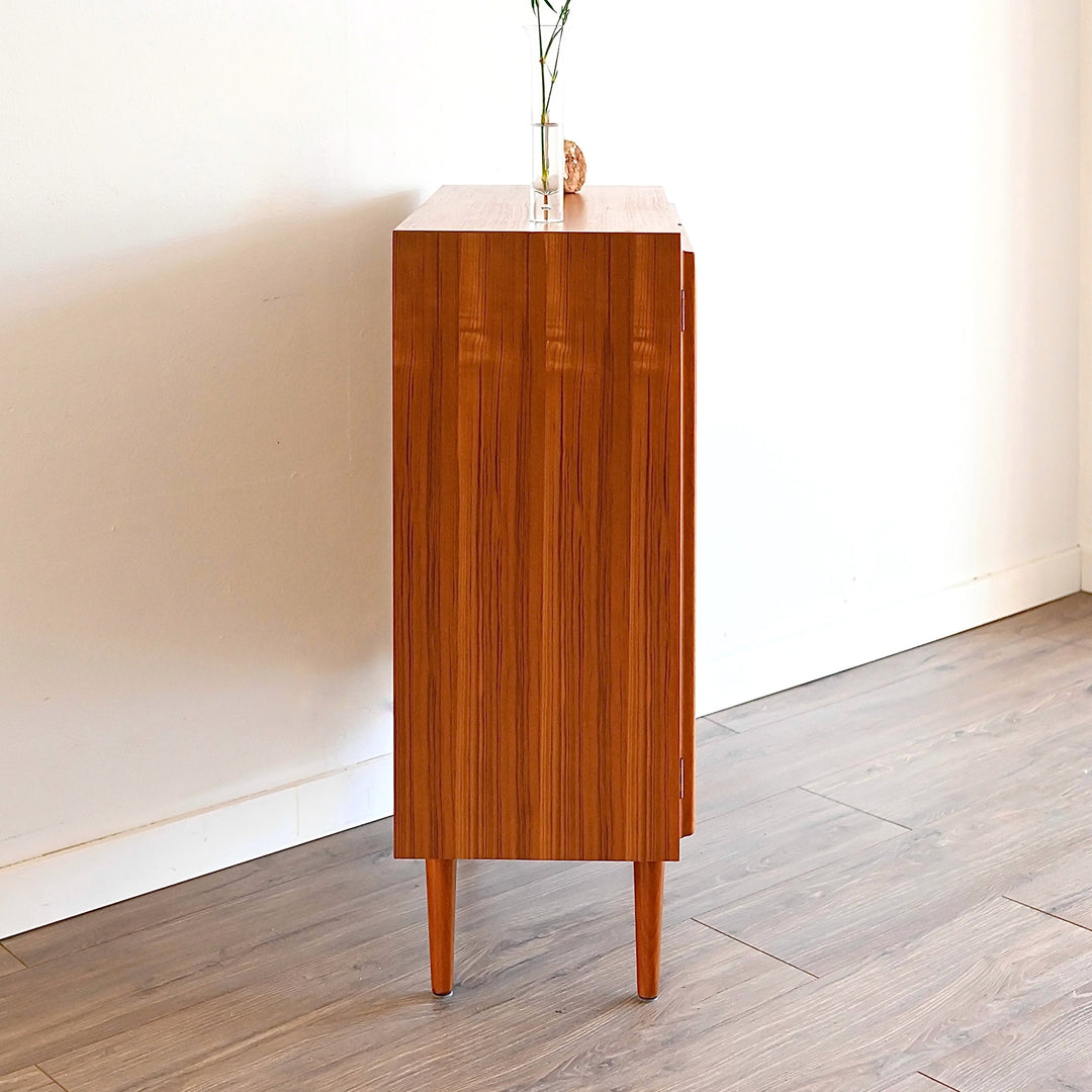 Mid Century Teak Sideboard Display Cabinet by Chiswell