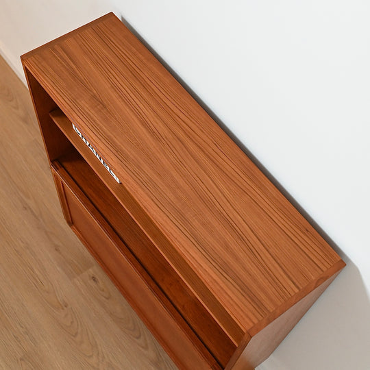 Parker Teak Mid Century Bookshelf Bar Wall Unit Bookcase