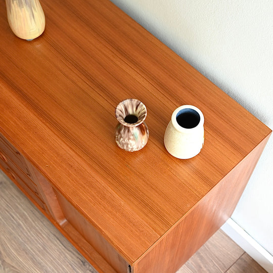 Mid Century Teak Sideboard LP Record Cabinet by Chiswell