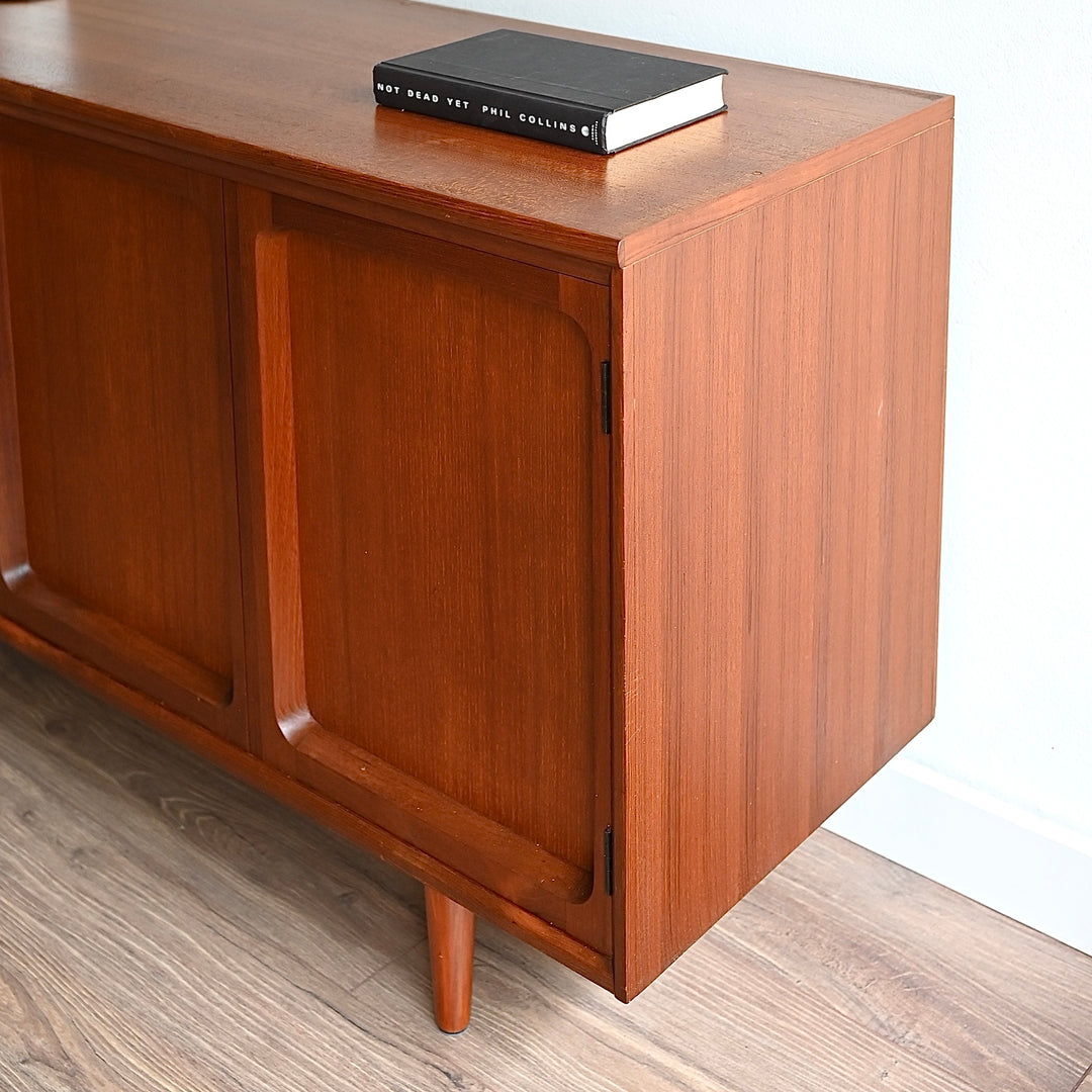 Mid Century Teak Sideboard LP Record Cabinet by Chiswell