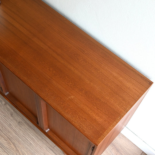 Mid Century Teak Sideboard LP Record Cabinet by Chiswell