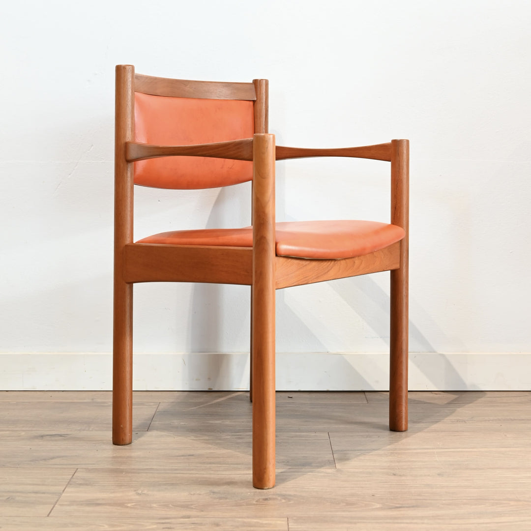 6x Mid Century Teak Dining Chairs by Chiswell