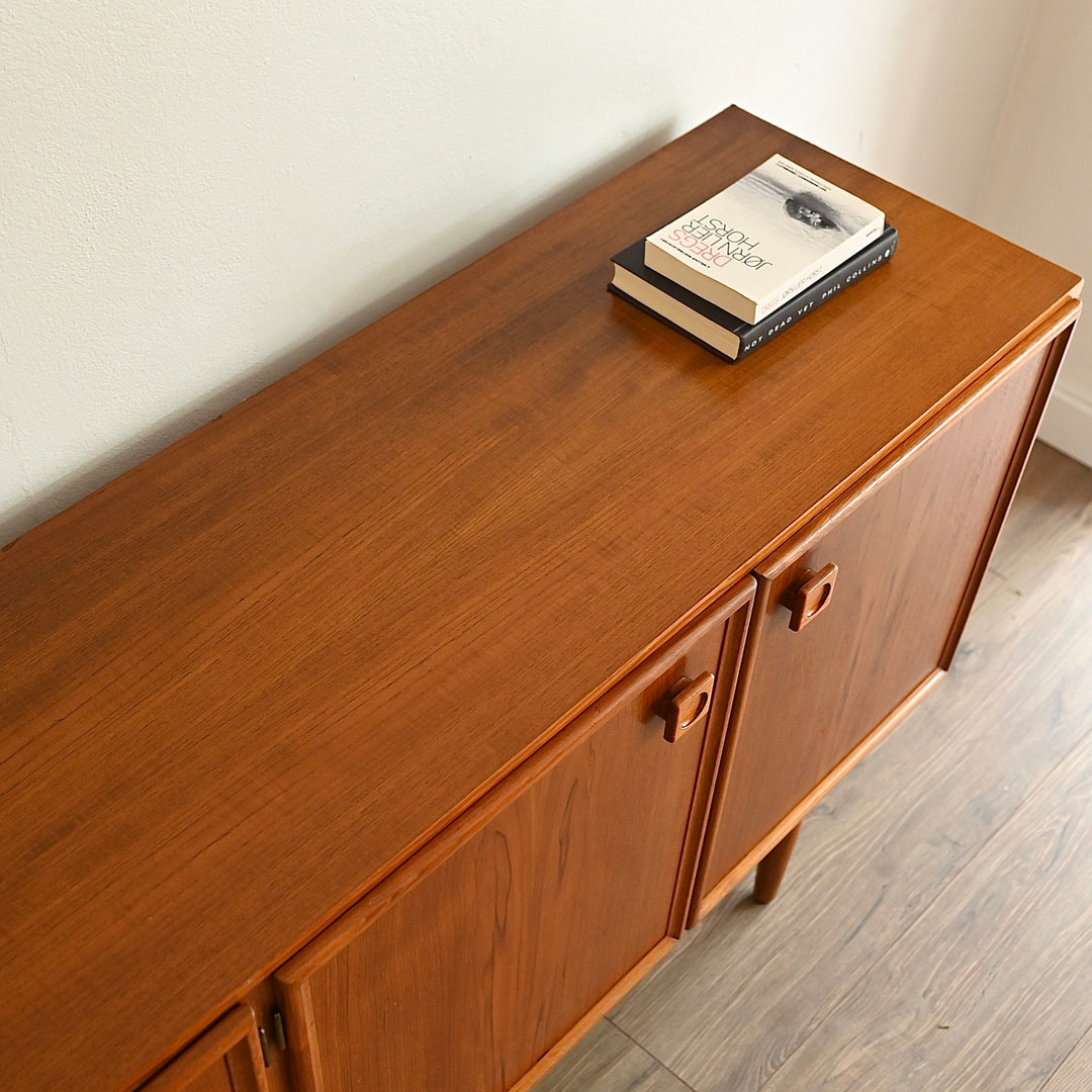 Parker Teak Mid Century Sideboard Buffet Cabinet