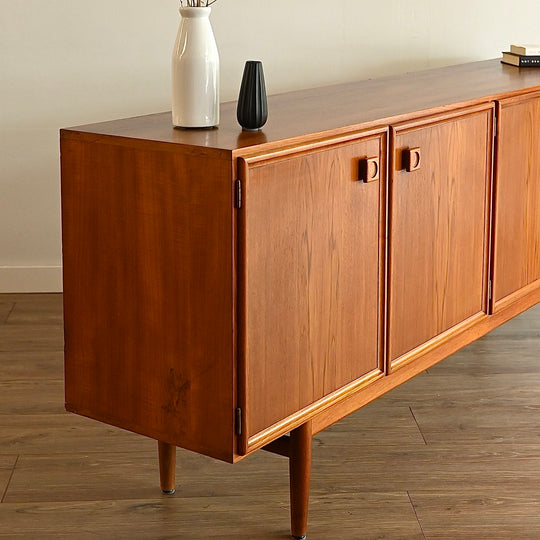 Parker Teak Mid Century Sideboard Buffet Cabinet